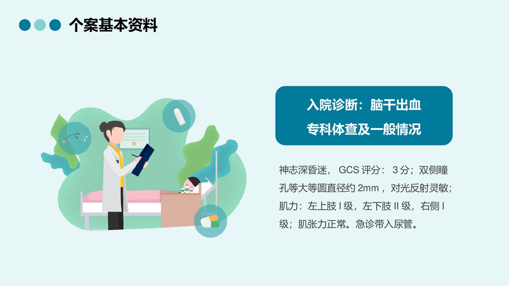 脑出血的护理查房个案分析PPT课件(带内容)6