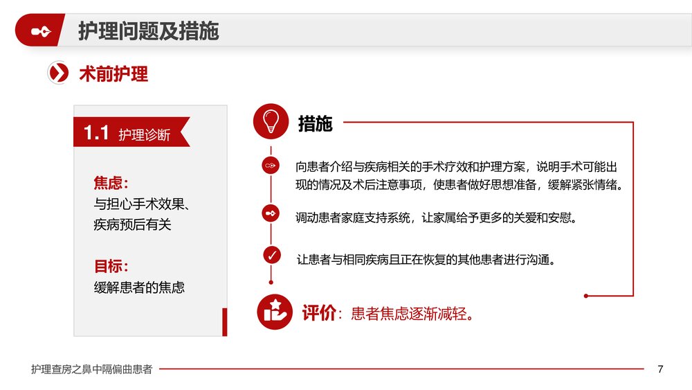 鼻中隔偏曲患者护理查房PPT课件(带内容)7
