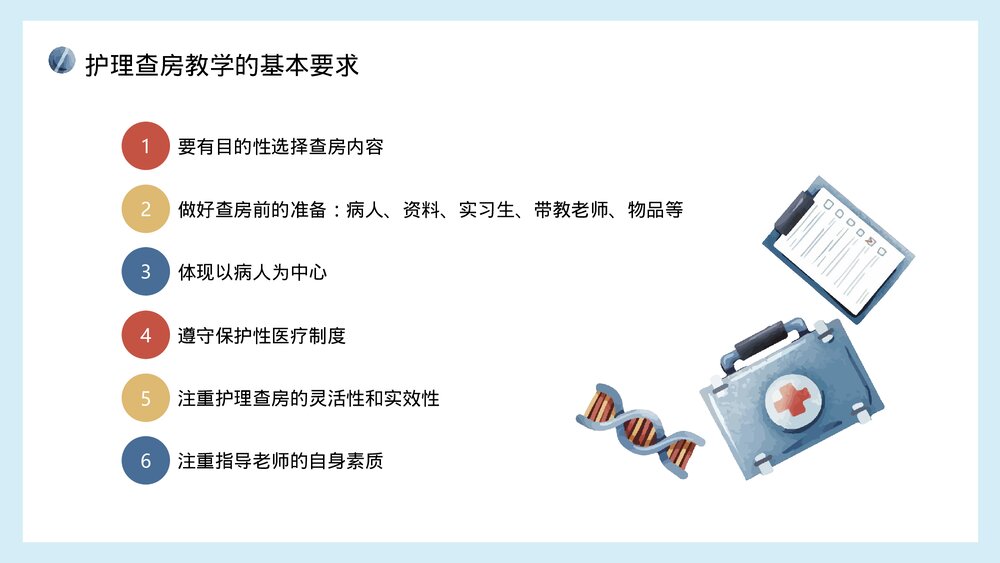 医院医生护士护理查房教学知识培训PPT课件(带内容)6