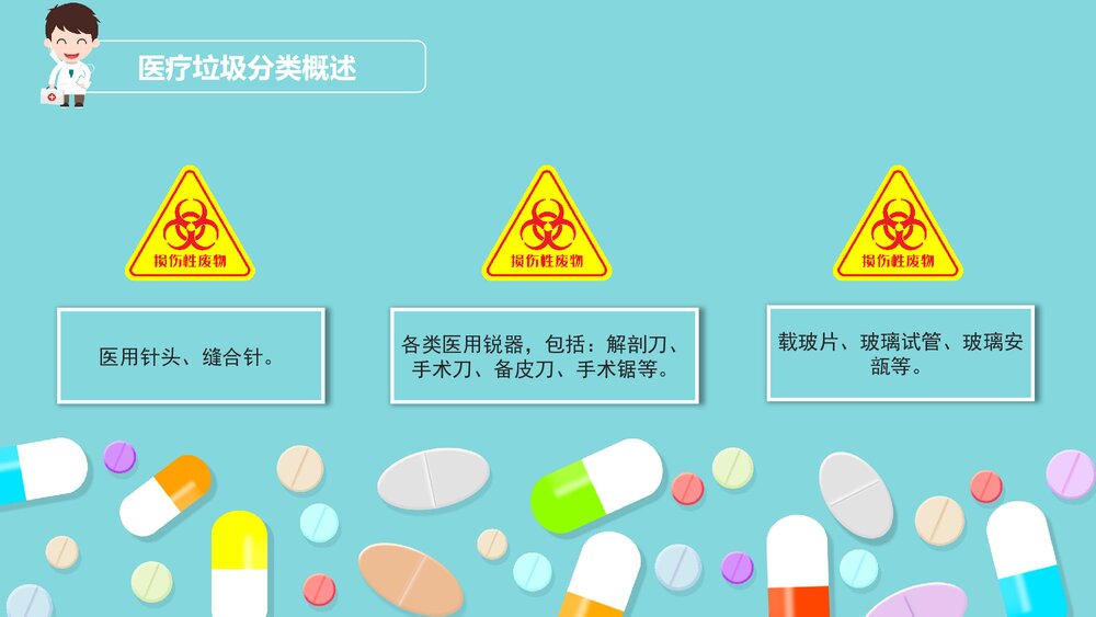 医疗垃圾分类与处理PPT-医疗废物处理流程PPT课件(带内容)8