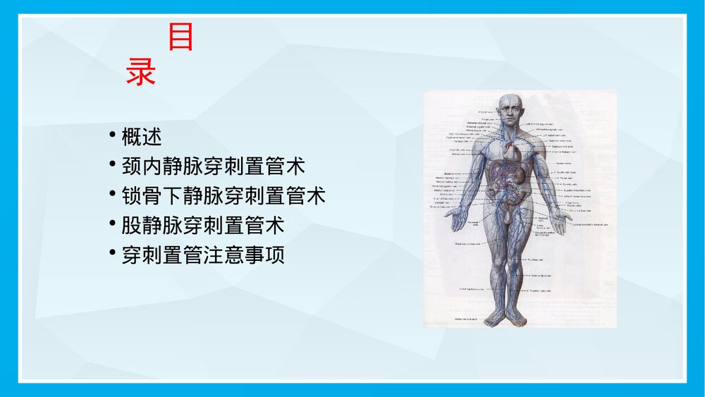 中心静脉穿刺置管术PPT课件(共36页·内容可修改编辑)2