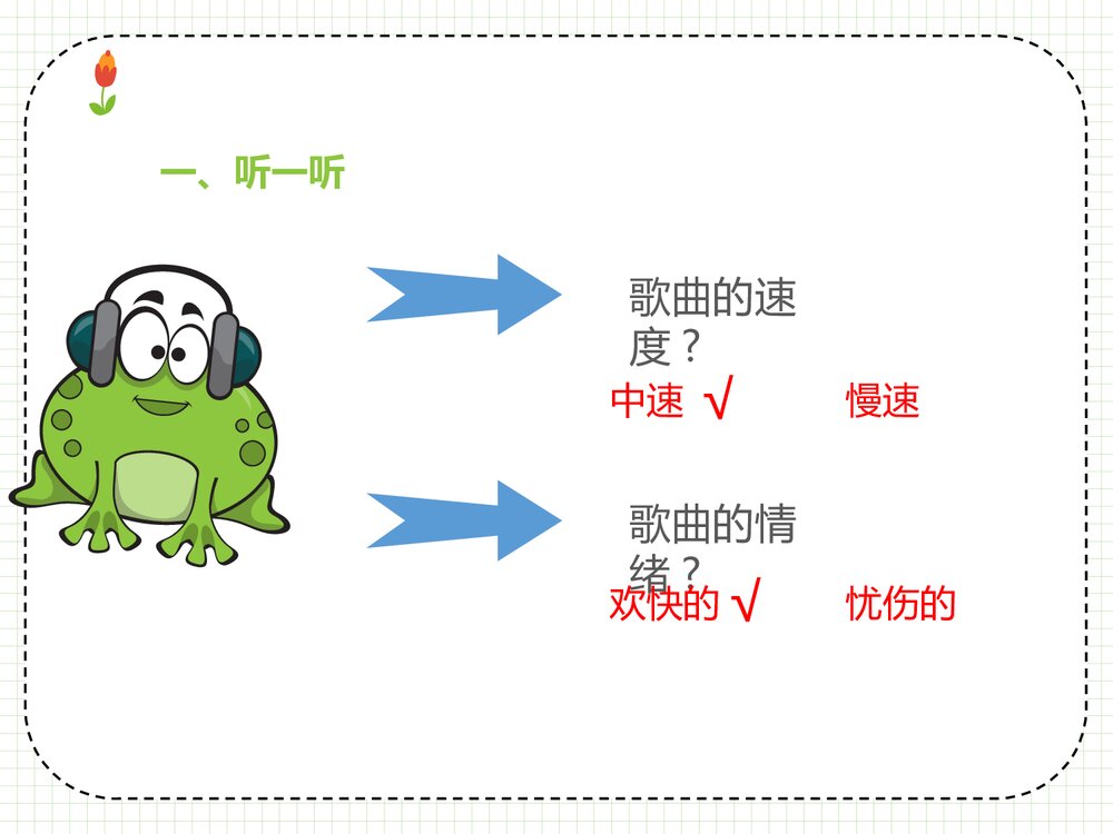 一年级上册音乐《小青蛙找家》PPT教学课件3