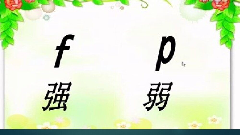 小学音乐一年级第一单元《大雨和小雨》PPT课件4
