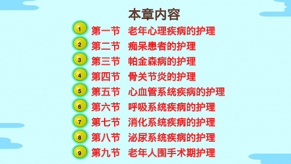 老年人常见疾病医疗护理PPT课件(电子版·可编辑修改)3