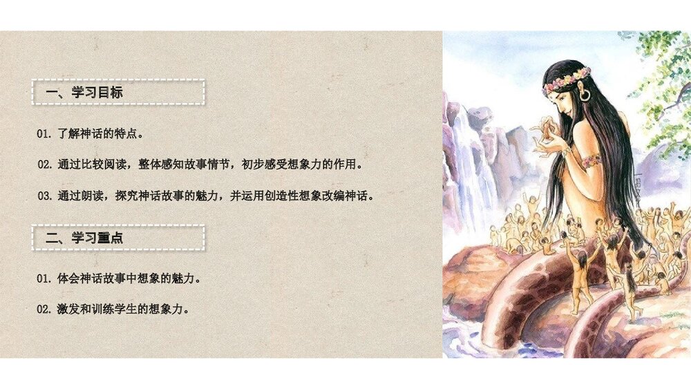 《女娲造人》初中语文人教版七年级上册教育教学PPT课件4