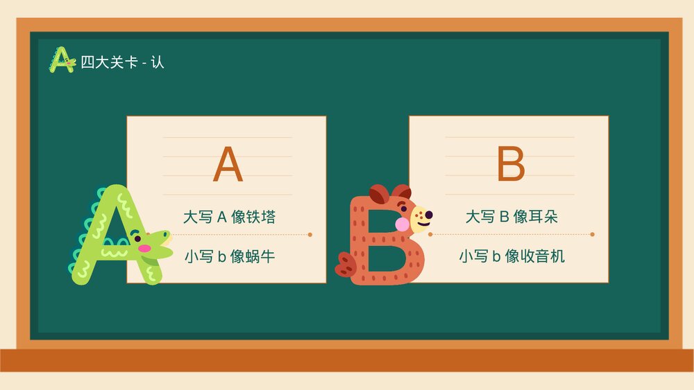 小学一年级上册英语《认识26个英文字母》PPT课件4