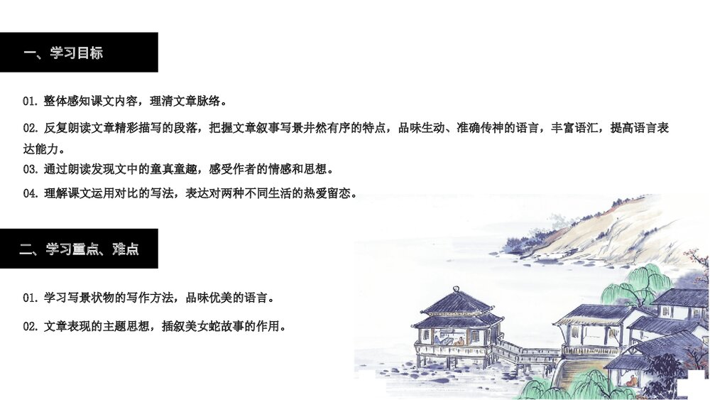 《从百草园到三味书屋》初中语文七年级上册教育教学PPT课件4