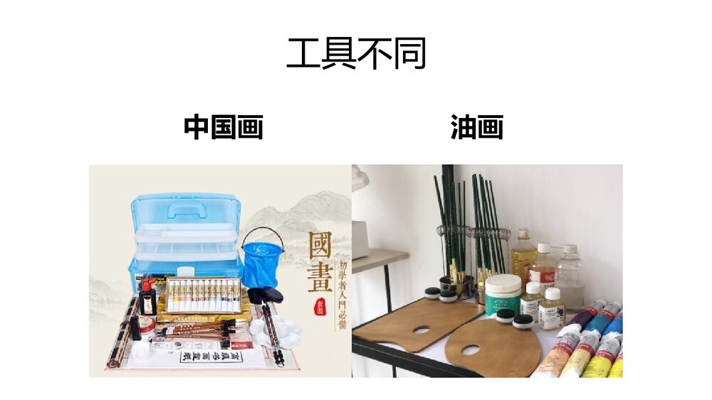 小学美术课件PPT:《中国画与油画欣赏》9