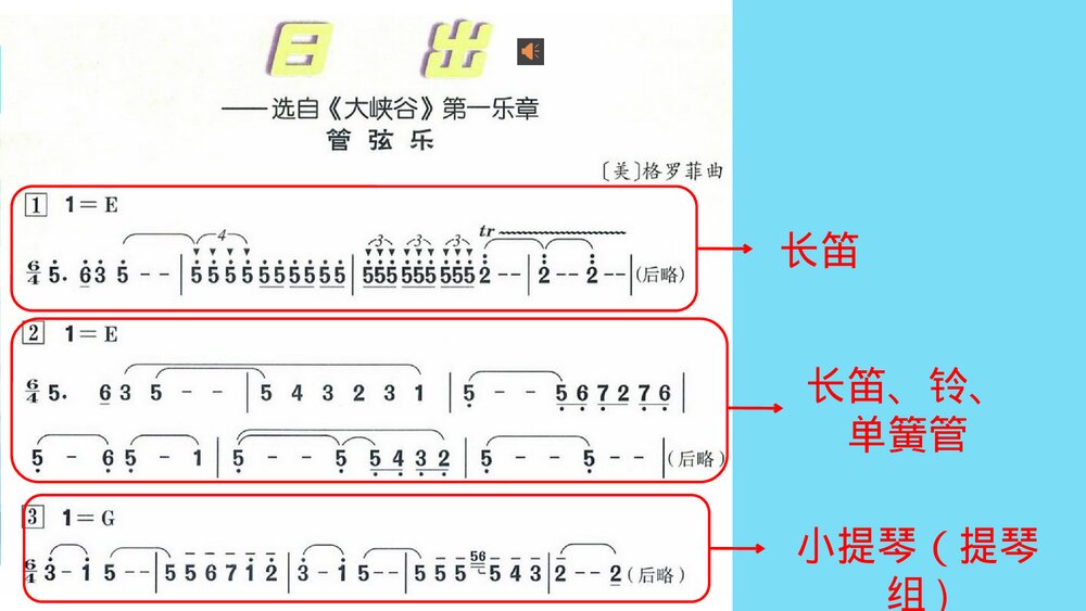 小学音版六年级上册欣赏《日出》PPT课件7