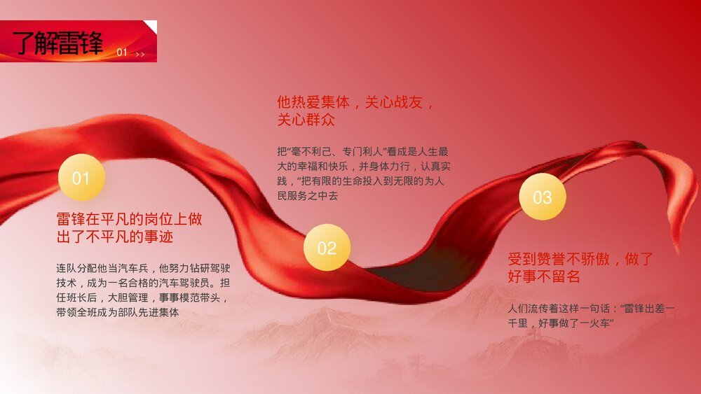 《学习雷锋精神·争做新时代好少年》主题教育PPT课件5