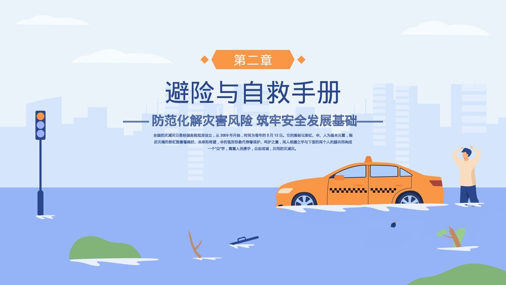 全国防灾减灾日班会主题班会PPT课件(带内容)7