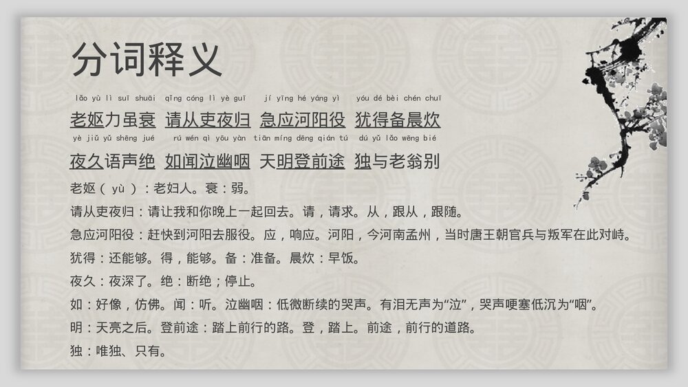 初中语文八年级上册《石壕吏》教育教学PPT课件7