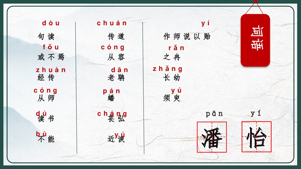 人教版高中语文高二必修《师说·韩愈》教育教学PPT课件5