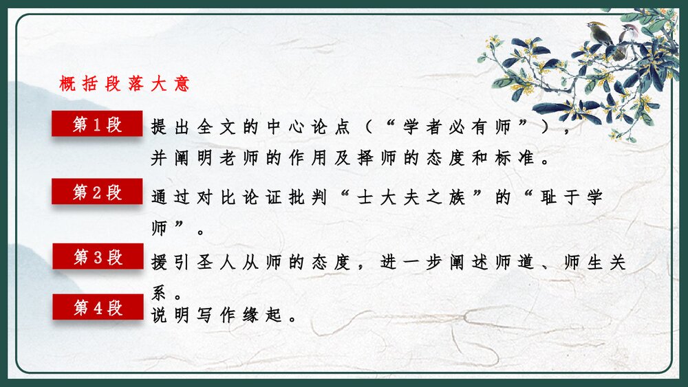 人教版高中语文高二必修《师说·韩愈》教育教学PPT课件8
