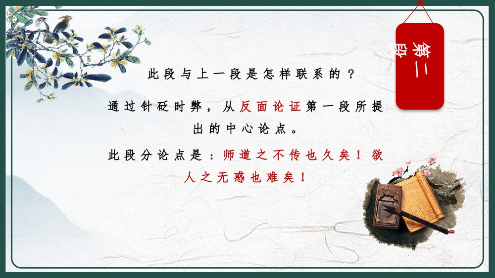 人教版高中语文高二必修《师说·韩愈》教育教学PPT课件10