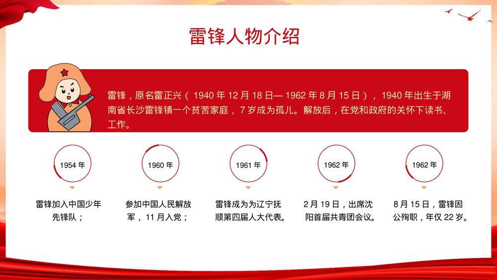 3月5日学习雷锋精神主题教育PPT课件-学习雷锋精神·争做时代楷模PPT课件4