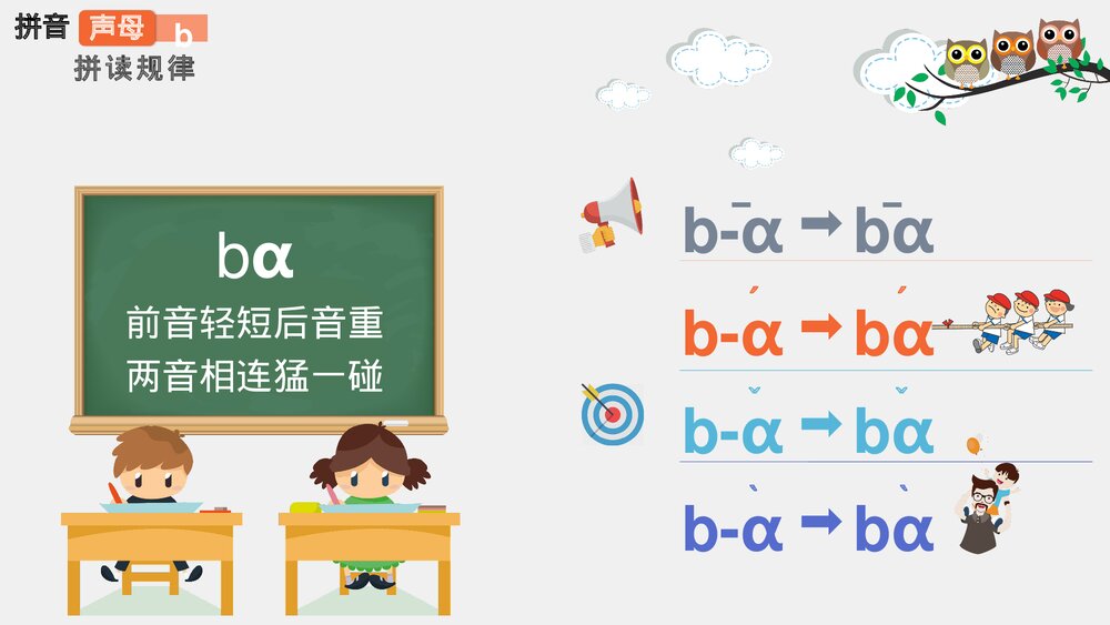 小学语文一年级《拼音声母》教育教学PPT课件5