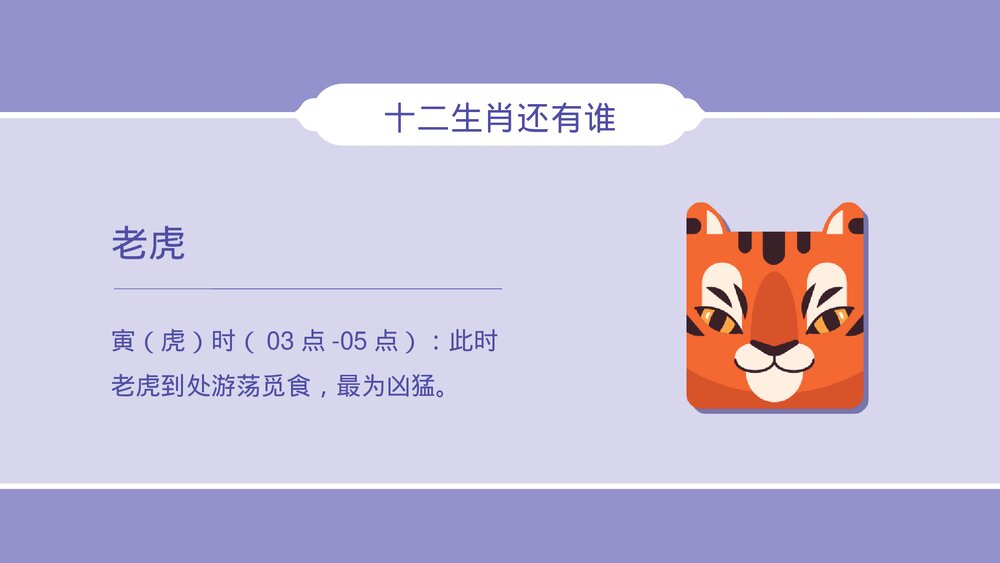 中国传统十二生肖介绍及顺序口诀宣传PPT课件6