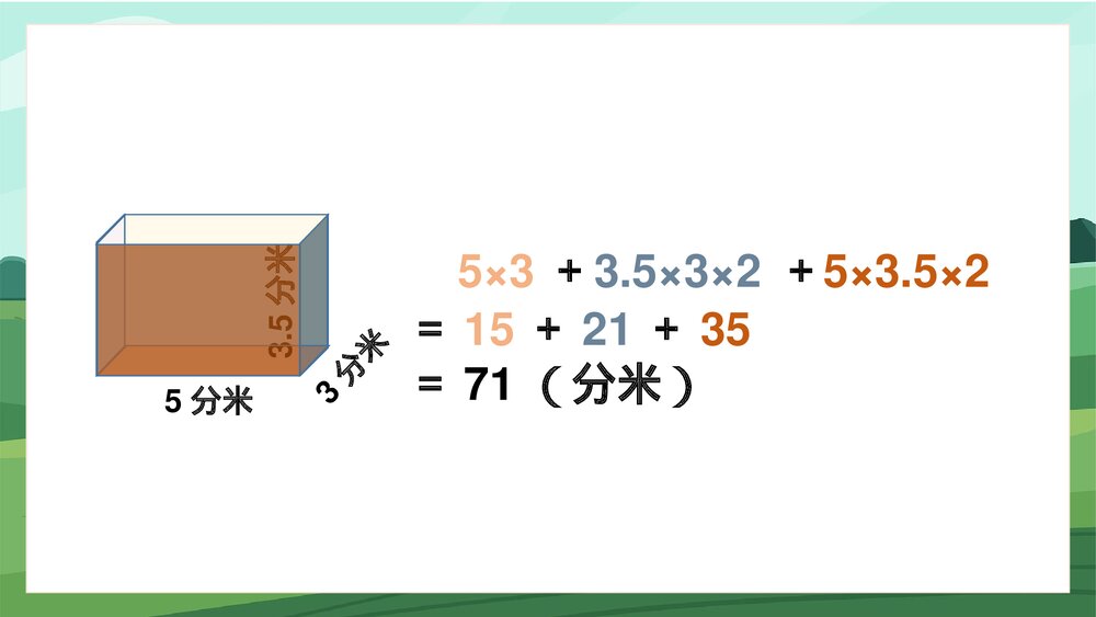 苏教版数学·六年级上册·第4课时《长方体和正方体的表面积2》PPT课件7