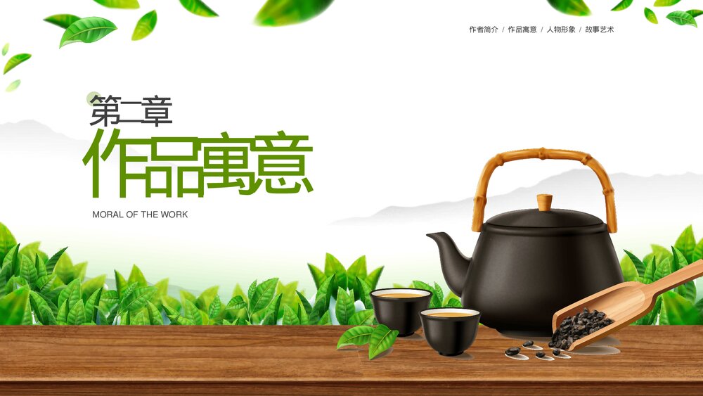 《茶馆》老舍文学小说名著道导读读书笔记PPT课件下载10