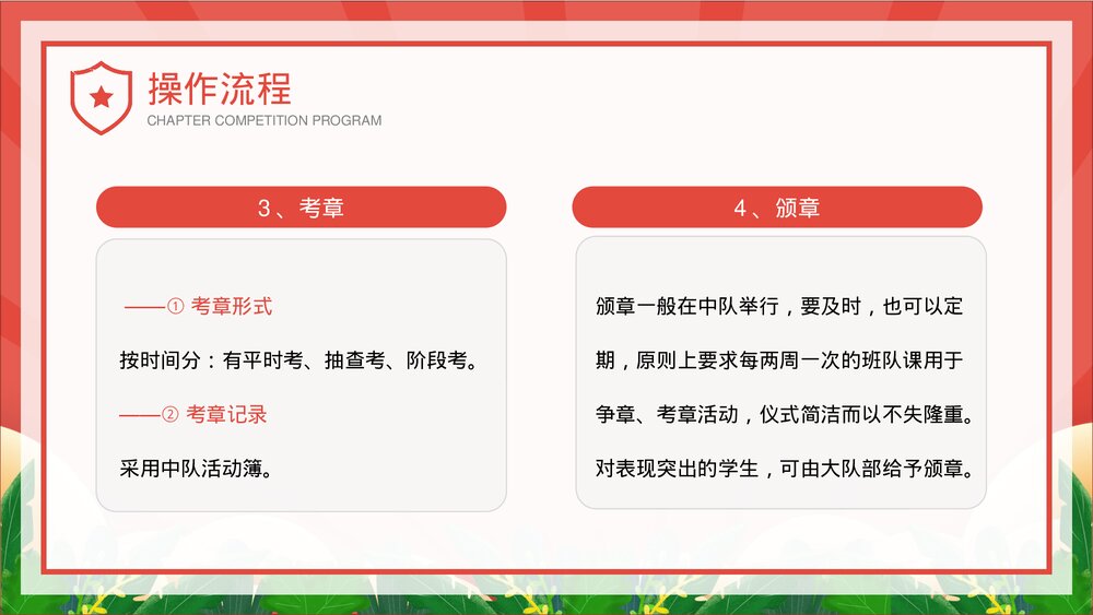 《少先队争章活动方案》中小学生主题班会PPT课件8