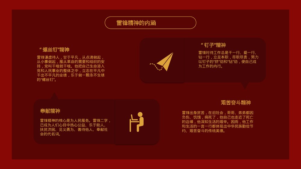 学习雷锋精神教育主题班会PPT模板9