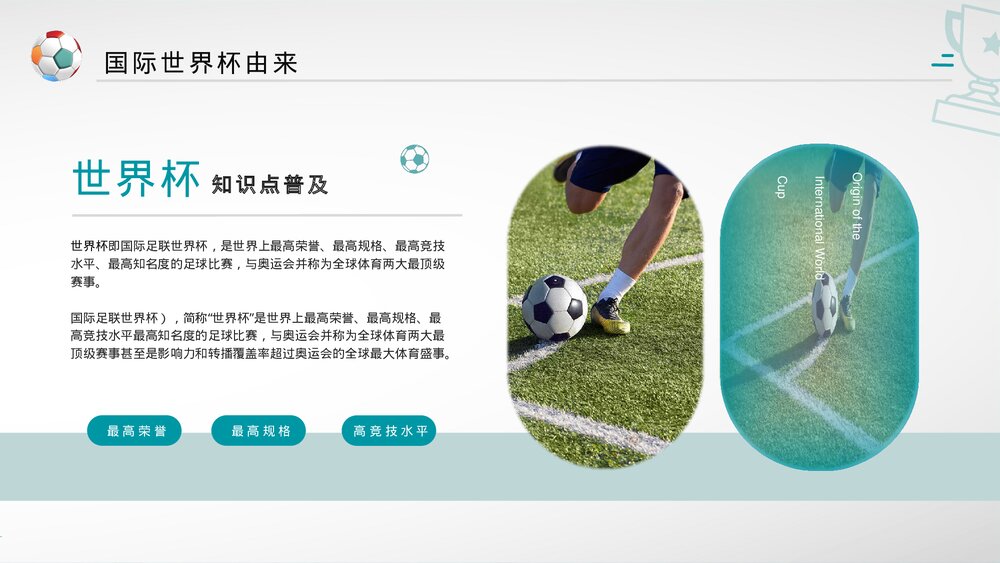 国际联足·塔尔世界杯赛事介绍PPT课件(带内容)4