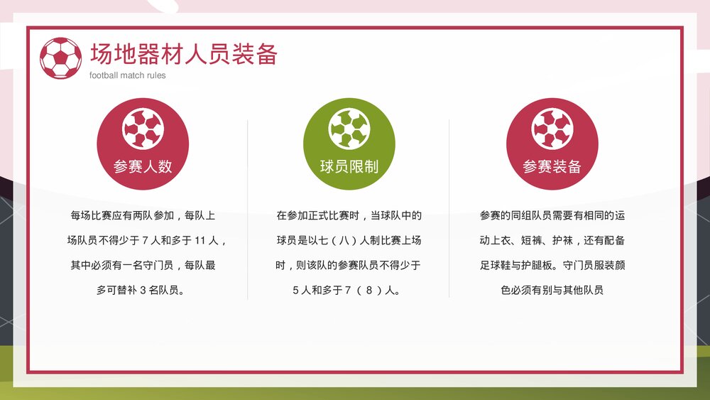 足球比赛规则讲解体育课PPT课件下载6