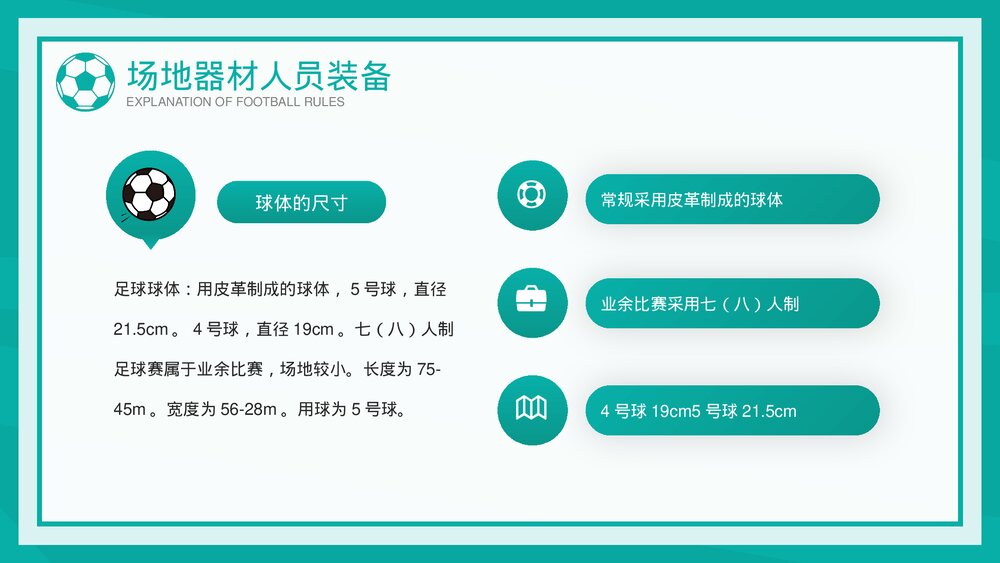 中小学生足球比赛规则讲解PPT课件下载4