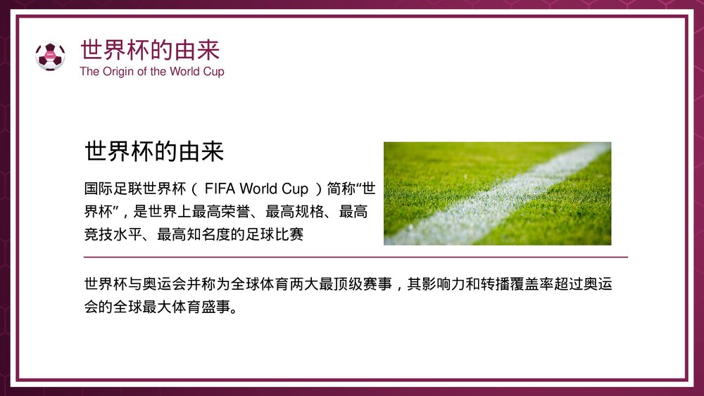 《卡塔尔足球世界杯》观赛指南主题PPT课件4