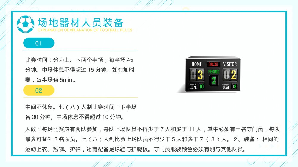 足球比赛规则讲解PPT课件(含内容)6