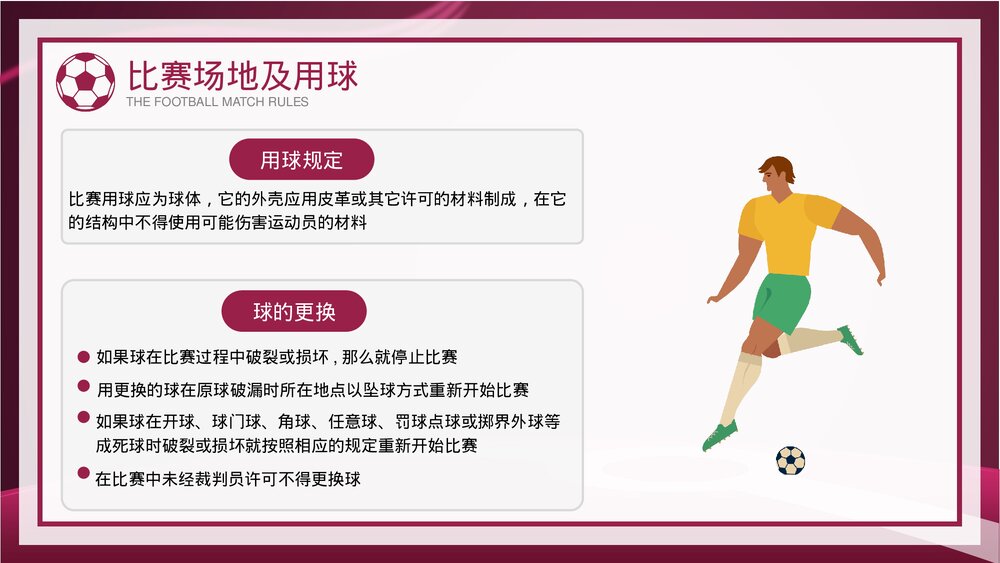 足球比赛规则讲解PPT课件下载7