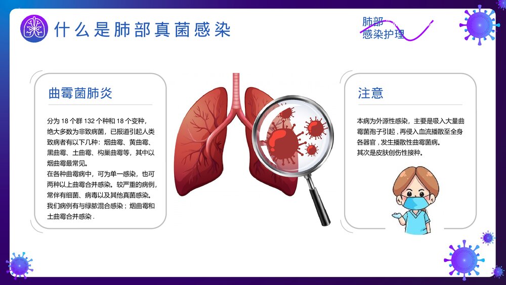 肺部感染医学护理知识普及PPT课件下载(含内容)6