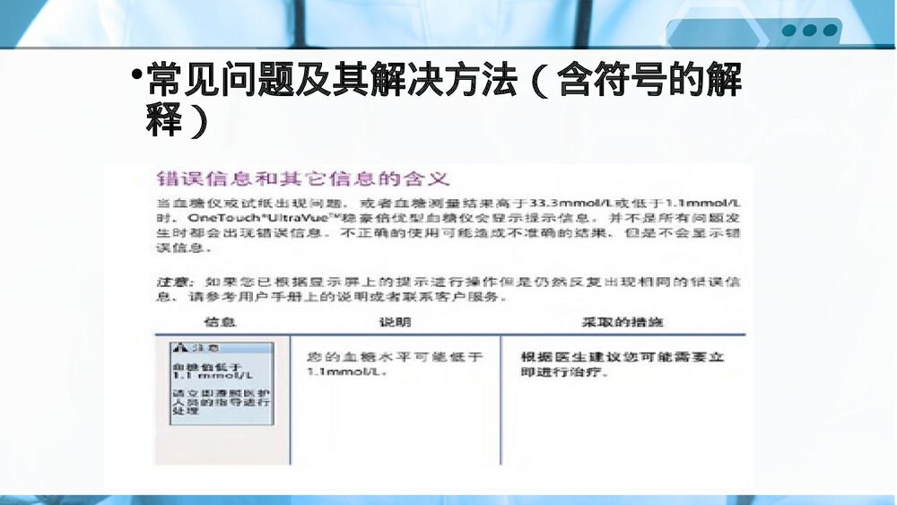 电脑血糖仪的使用方法和胰岛素笔的应用PPT课件下载10