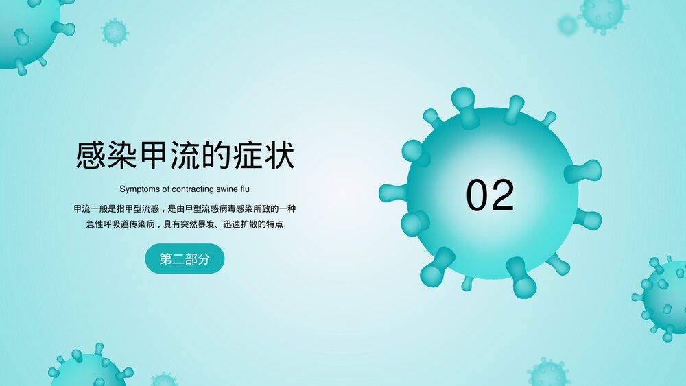 甲型流感病毒感冒医疗医学知识科普讲座PPT课件6