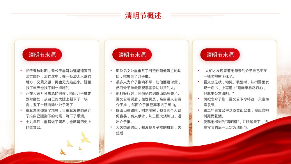 (清明扫墓 缅怀先烈 继承革命优良传统》爱国专题PPT课件4