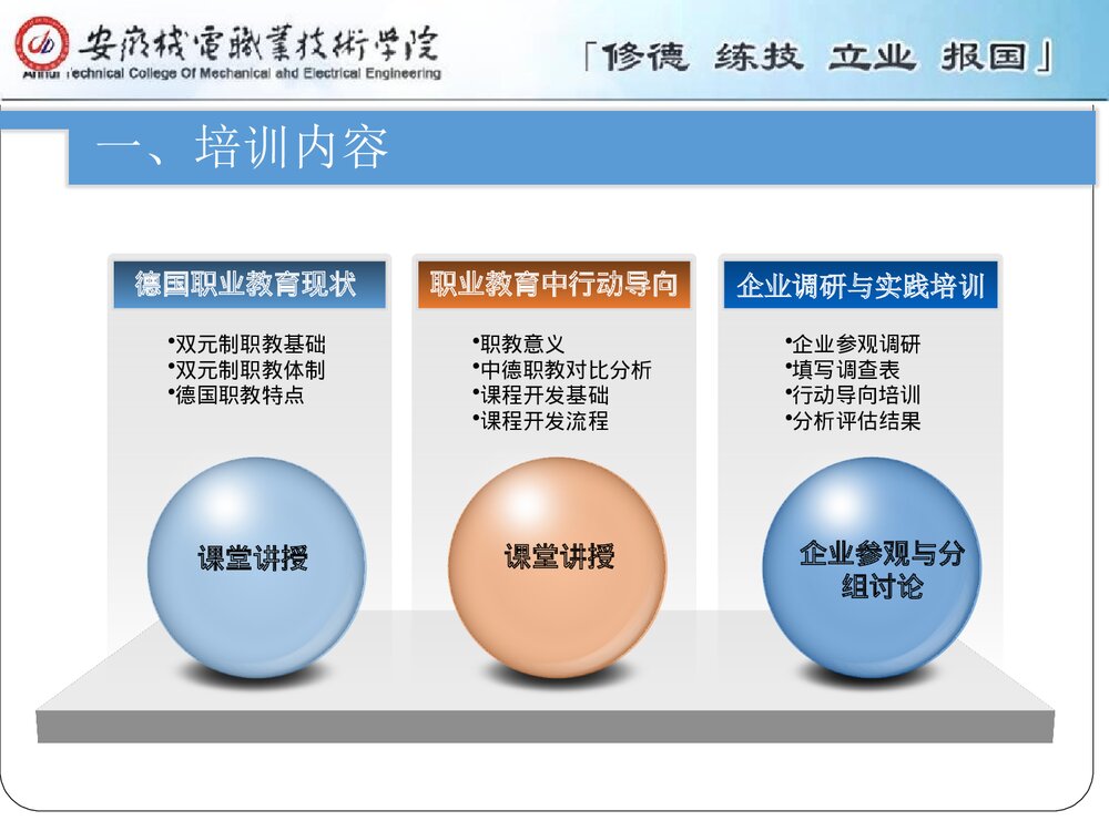 2010中德职教师资进修项目培训学习心得PPT课件下载5
