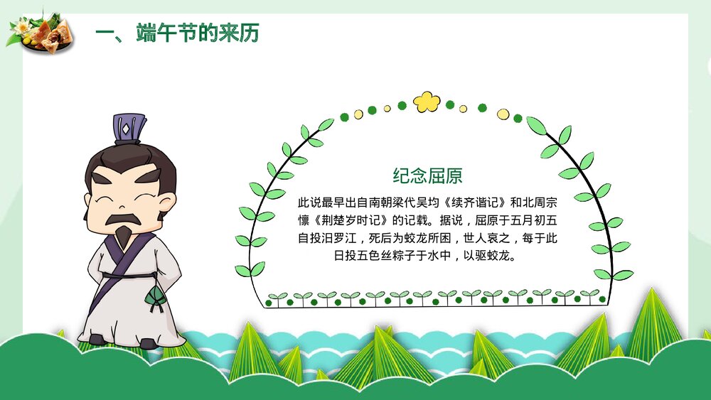 国潮风浓情端午传统节日端午节PPT课件下载4