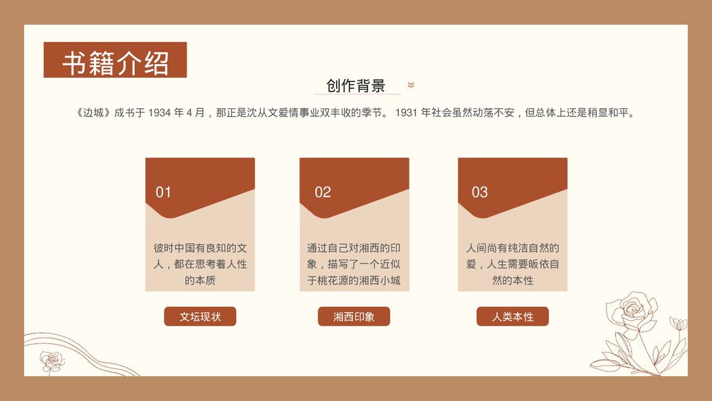 《边城》阅读分享会PPT课件下载9