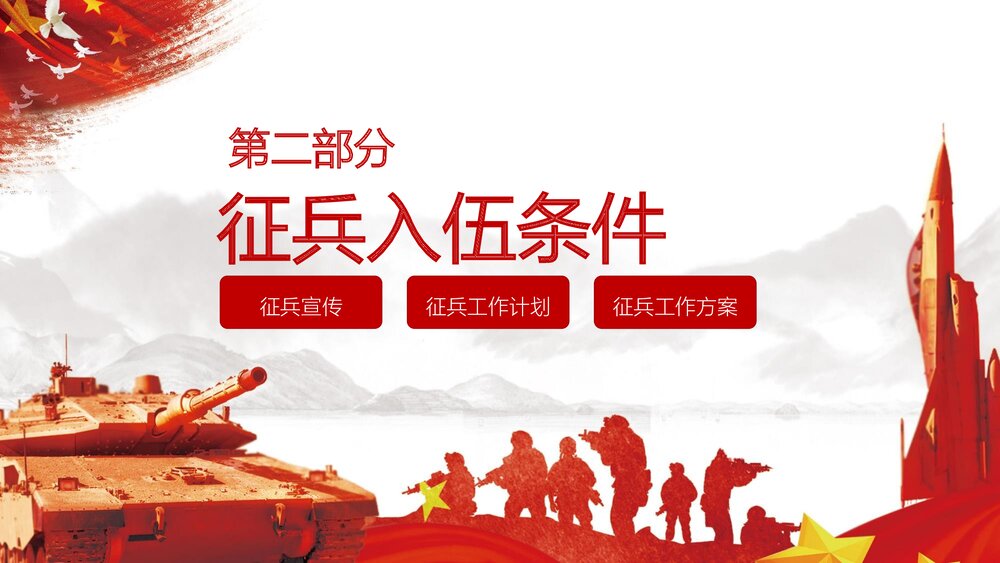 《参军吧兄弟》参军报国征兵宣传教育党建党课PPT课件下载(含内容)7