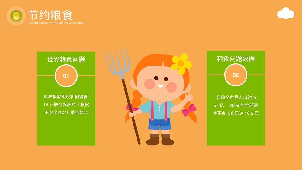 节约粮食塑美德教育主题PPT课件下载(带内容)7