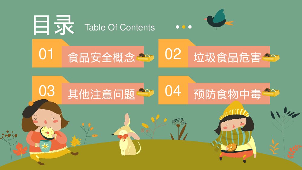 关注食品安全教育PPT课件下载(共20页·带内容)2