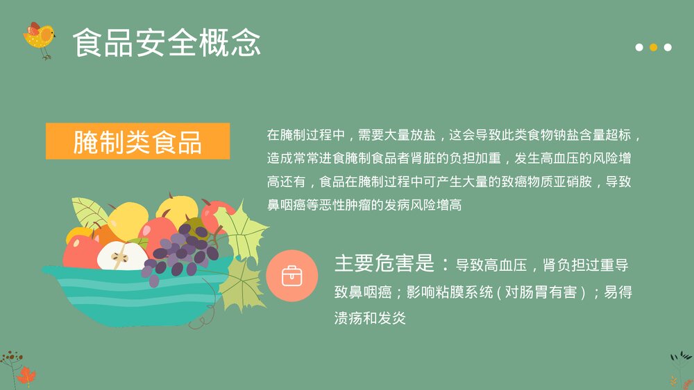 关注食品安全教育PPT课件下载(共20页·带内容)4