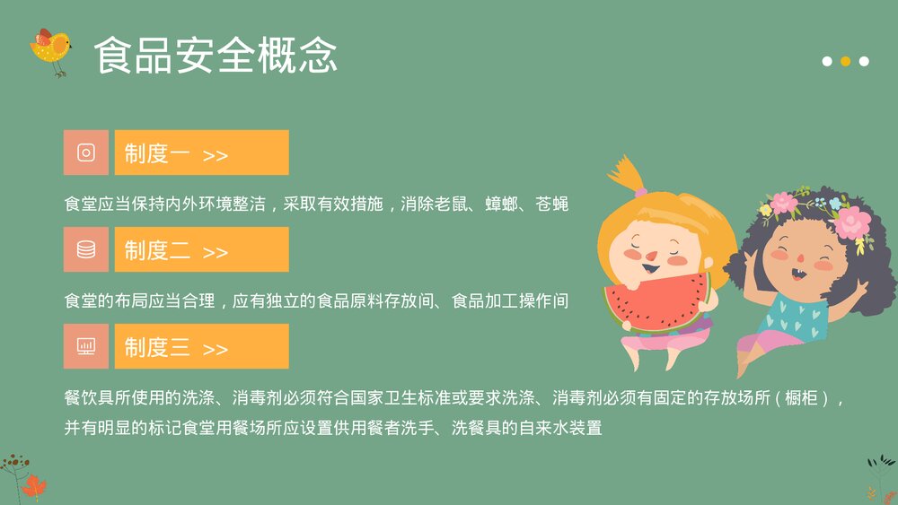 关注食品安全教育PPT课件下载(共20页·带内容)7