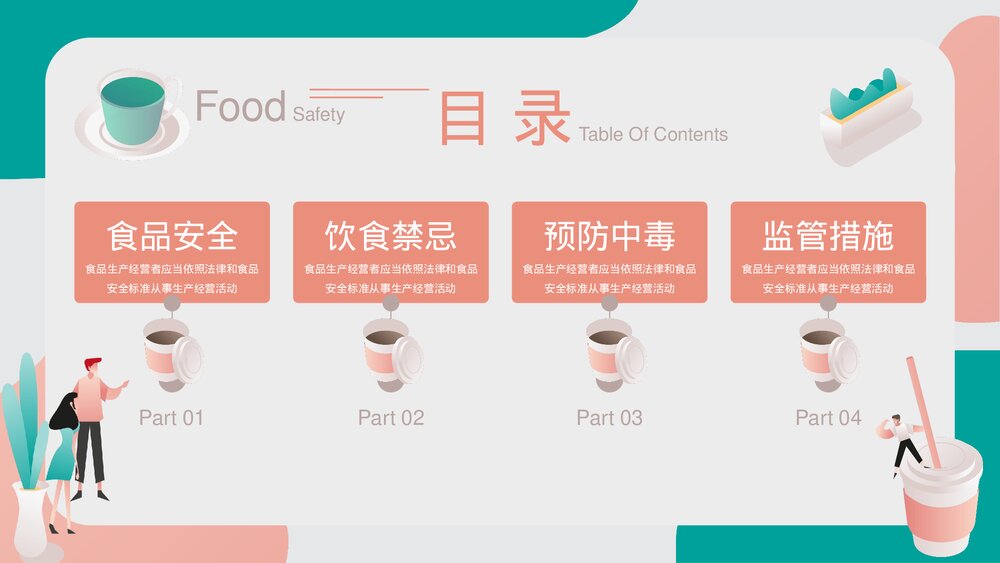 关注食品安全教育培训PPT课件下载(共20页·带内容)2