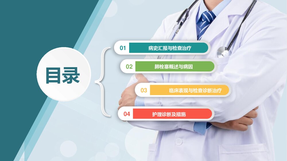 心内科·肺栓塞病护理PPT课件(共31页·含内容)3
