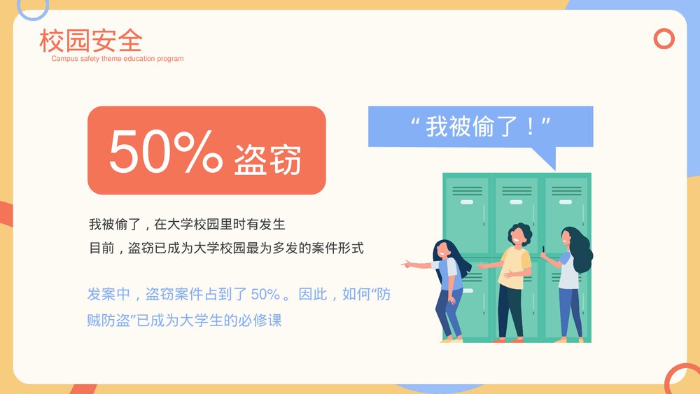 校园安全主题教育方案PPT课件下载(带内容)5