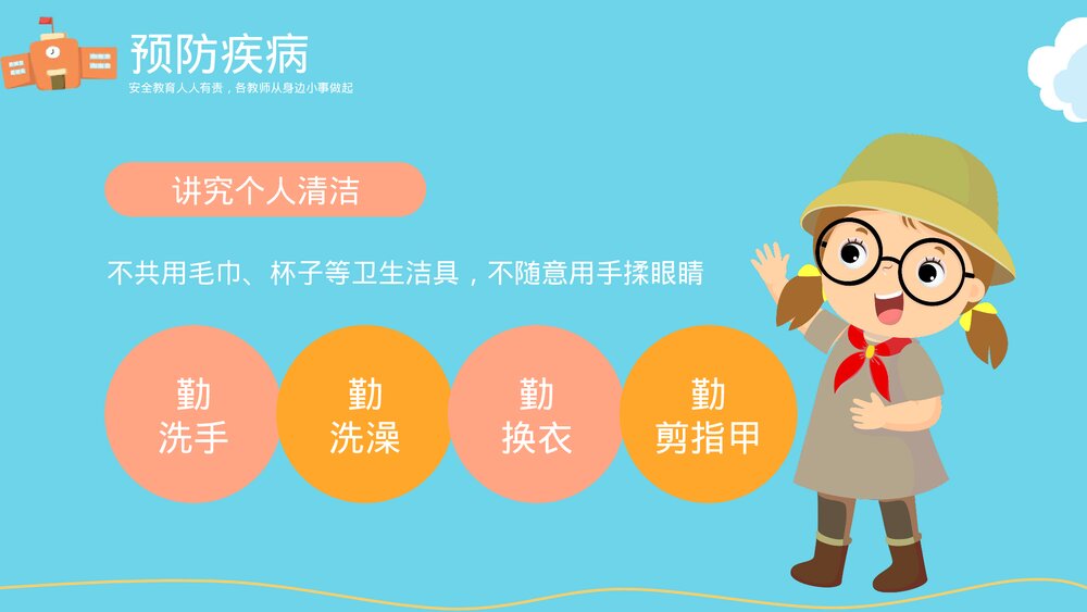 中小学生提高校园安全意识主题班会PPT课件(共20页·带内容)10