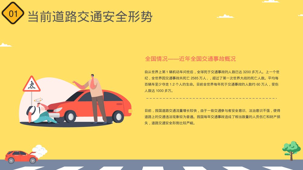 道路交通安全警示教育PPT课件下载(共20页·带内容)4