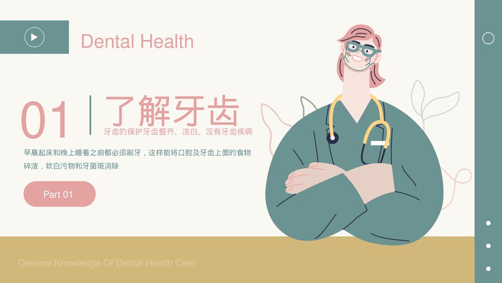 口腔牙齿健康保健护理PPT课件下载(共20页·带内容)3